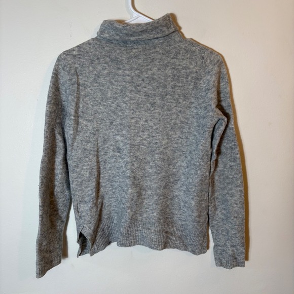 Banana Republic Turtleneck Sweater Size Medium Gray‎ Long Sleeve Wool Blend - Picture 7 of 7